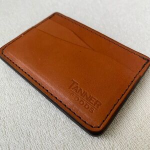 Tanner Goods Journeyman Leather Wallet Saddle Tan